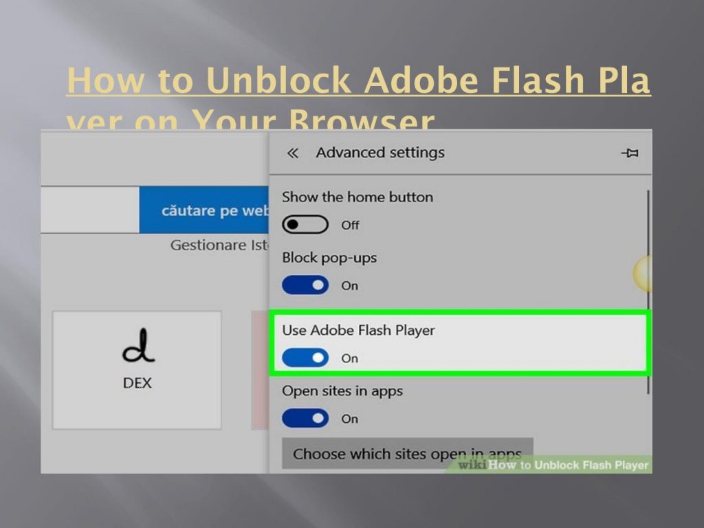 How To Unblock Adobe Flash Player