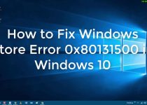 Fix 0x80131500 Error on Windows