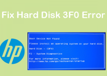 Fix Hard Disk 3f0 Error