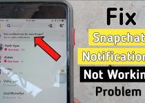 Fix Snap Chat Notifications