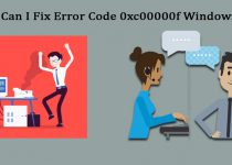 Fix Error Code 0xc00000f